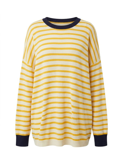 Maglioncino rigato - GIALLO