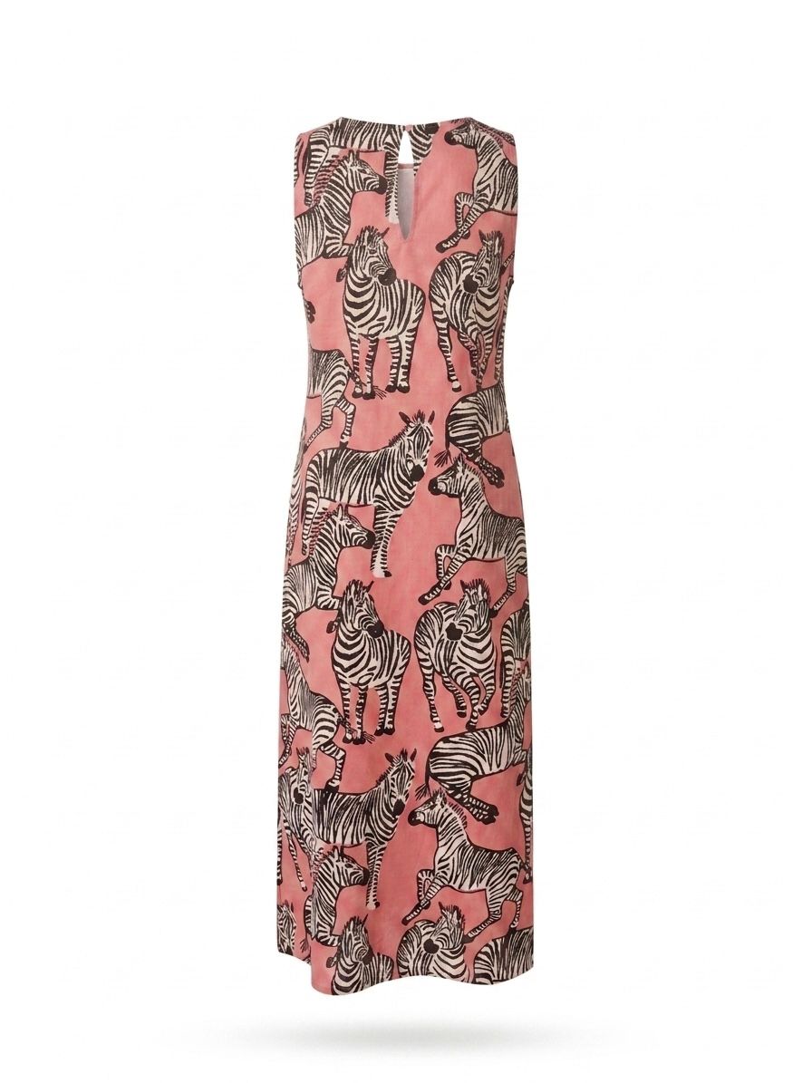 Abito fantasia zebre - ROSA