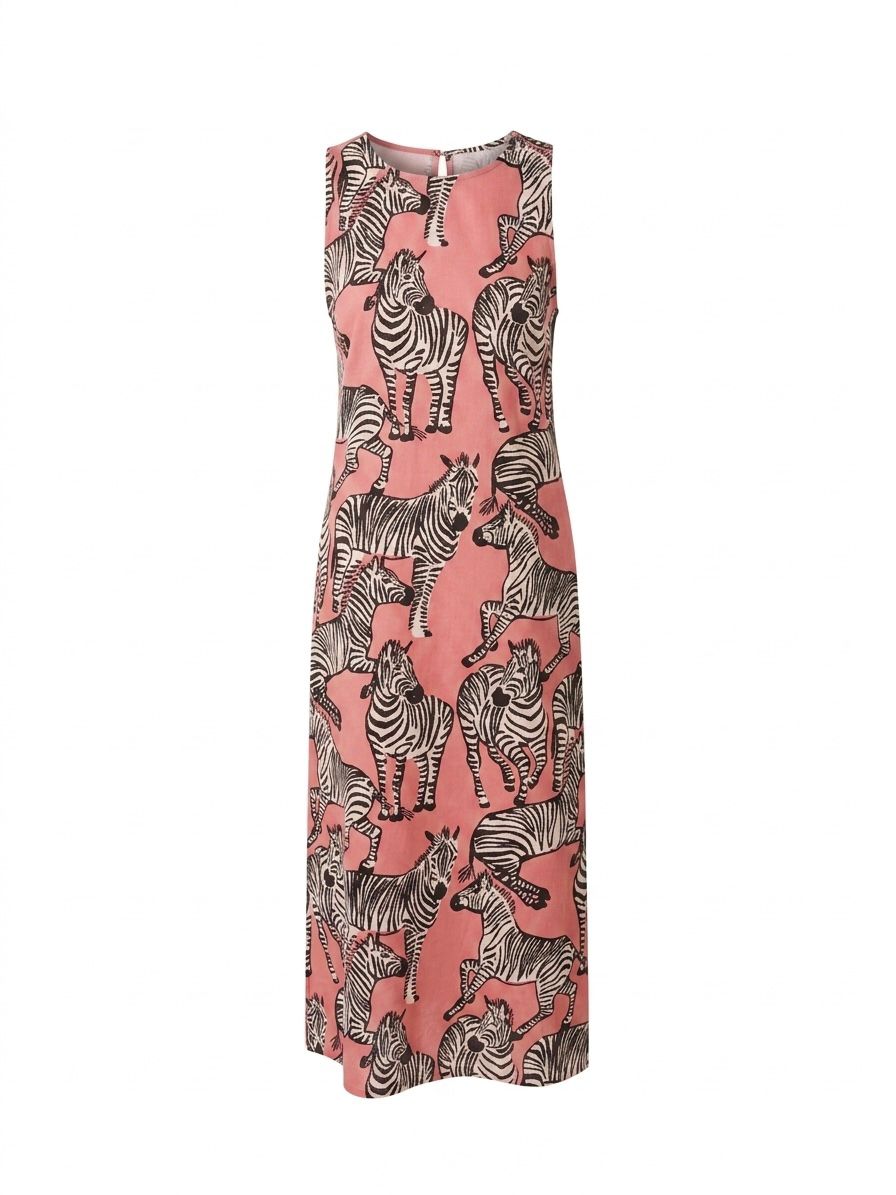 Abito fantasia zebre - ROSA