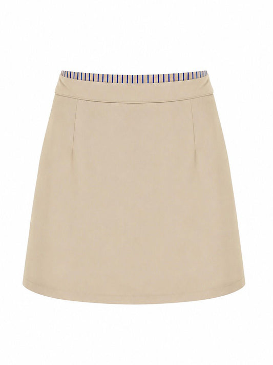 Gonna con pince - BEIGE
