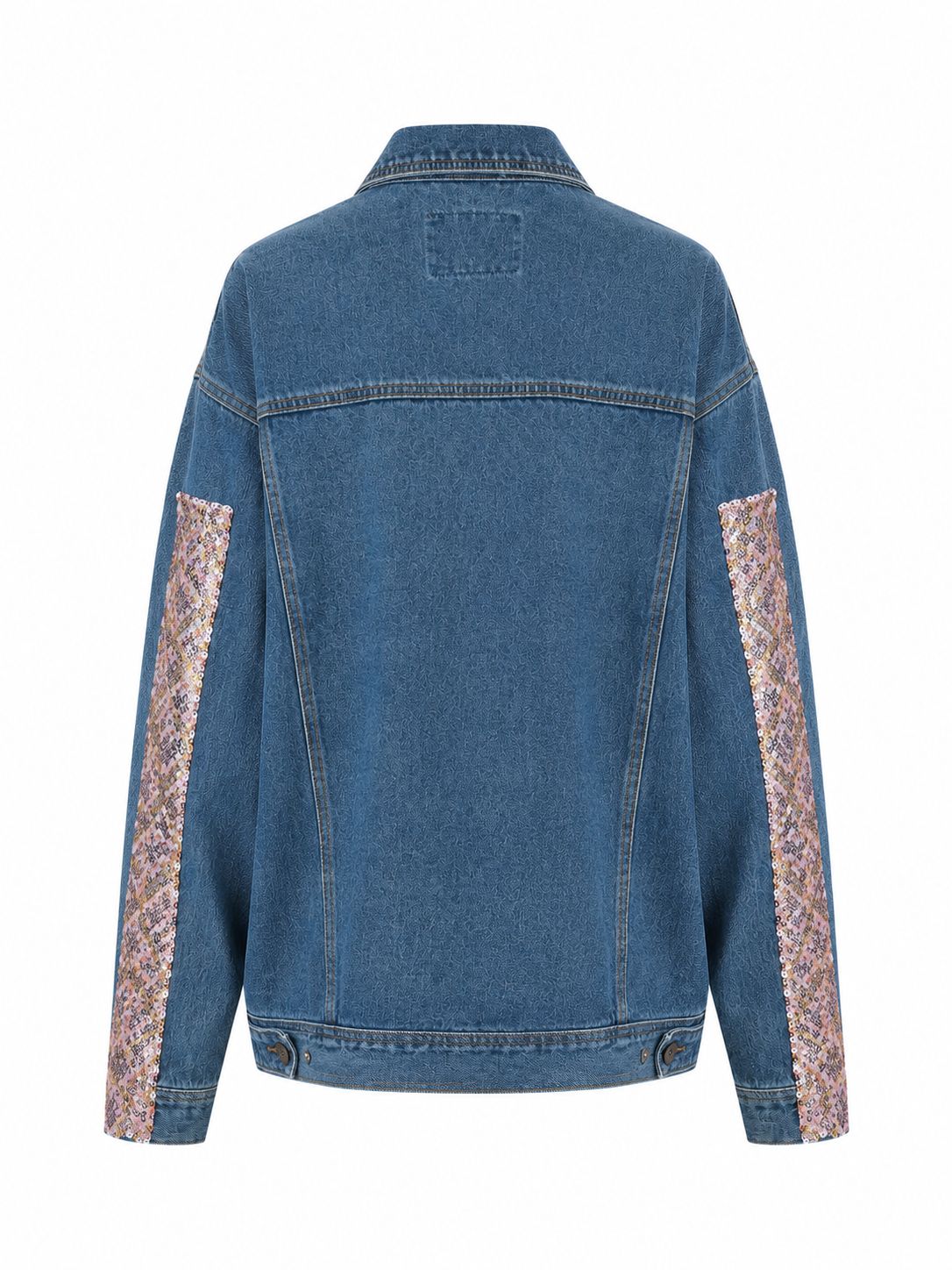 Giacca jeans con paillettes - DENIM