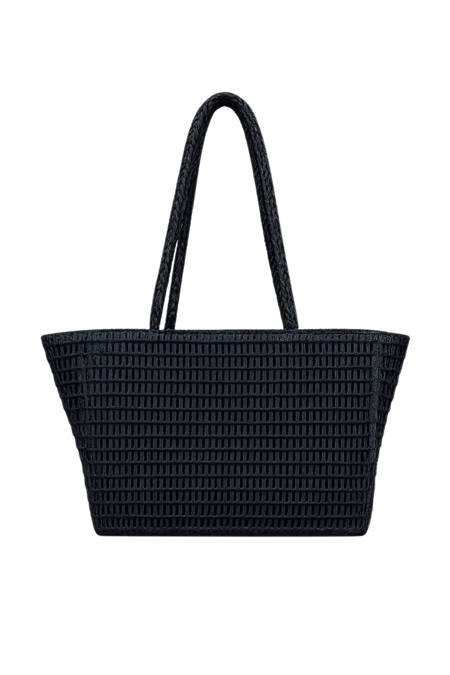 Borsa fiorucci barca in rafia - NERO