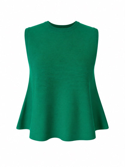 Canottiera svasata - VERDE