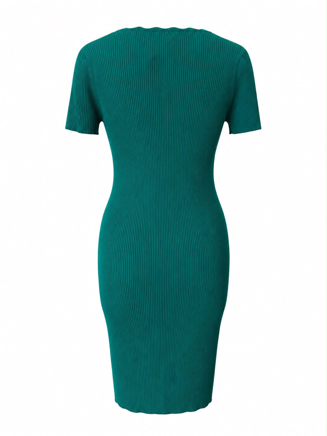Vestito scollo nuvola - VERDE