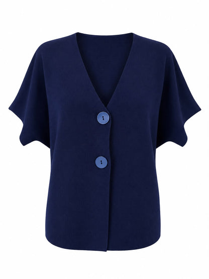 Cardigan 2 bottoni - BLU