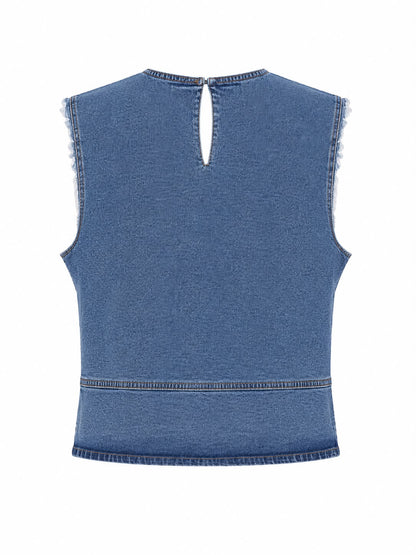 Top di jeans- BLU