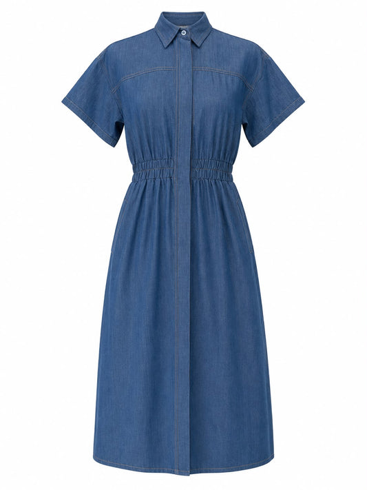 Abito denim - BLU