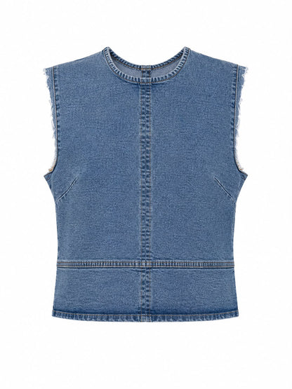 Top di jeans- BLU
