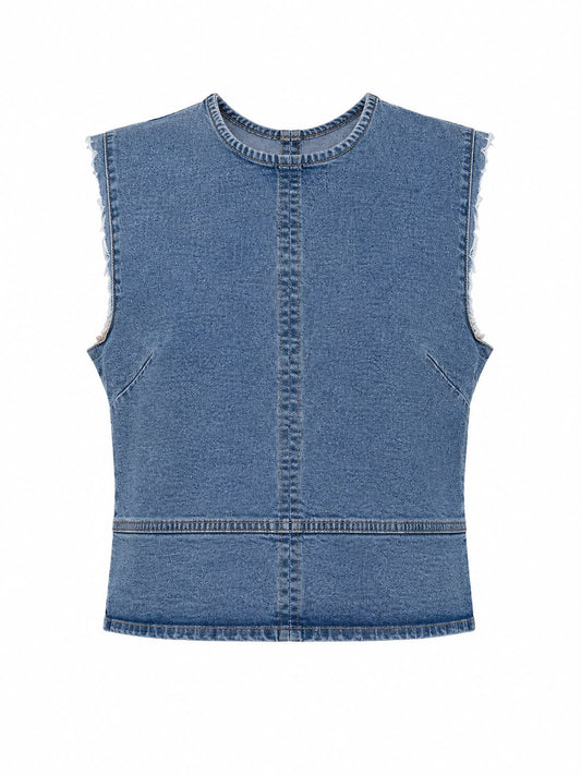 Top di jeans- BLU