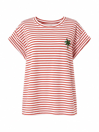 T-Shirt righe - RUGGINE