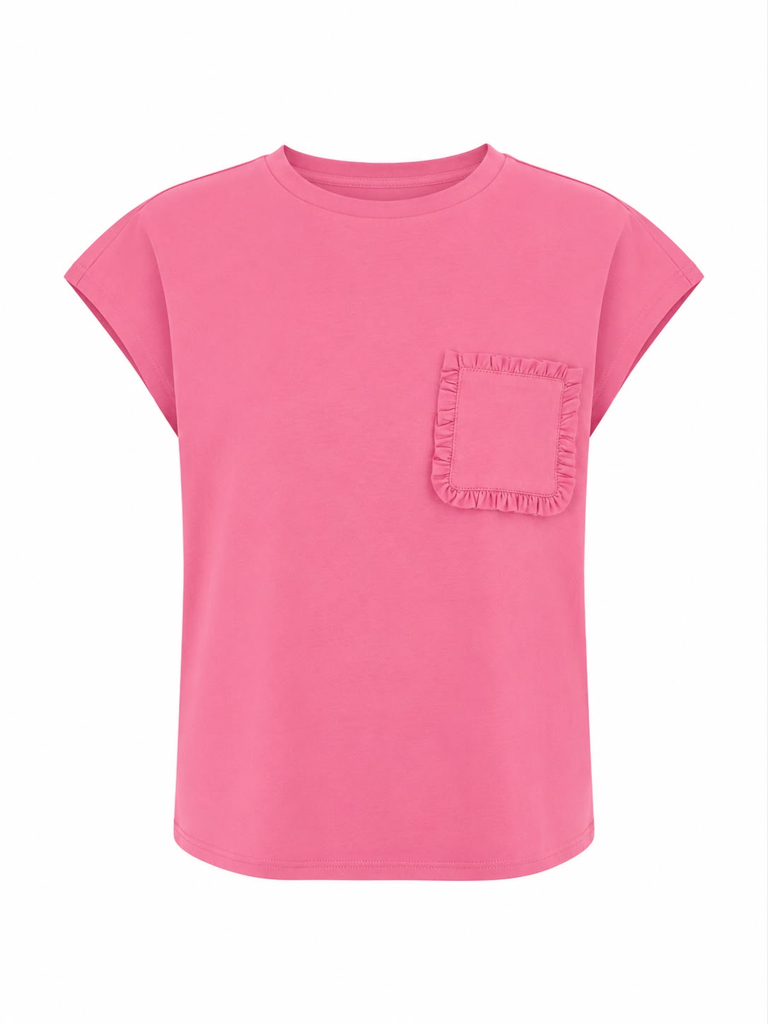 T-Shirt con taschino - ROSA