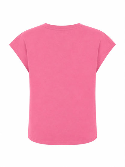 T-Shirt con taschino - ROSA