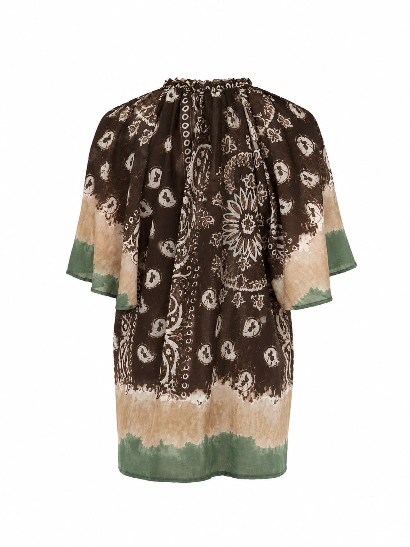Blusa bandana - MARRONE