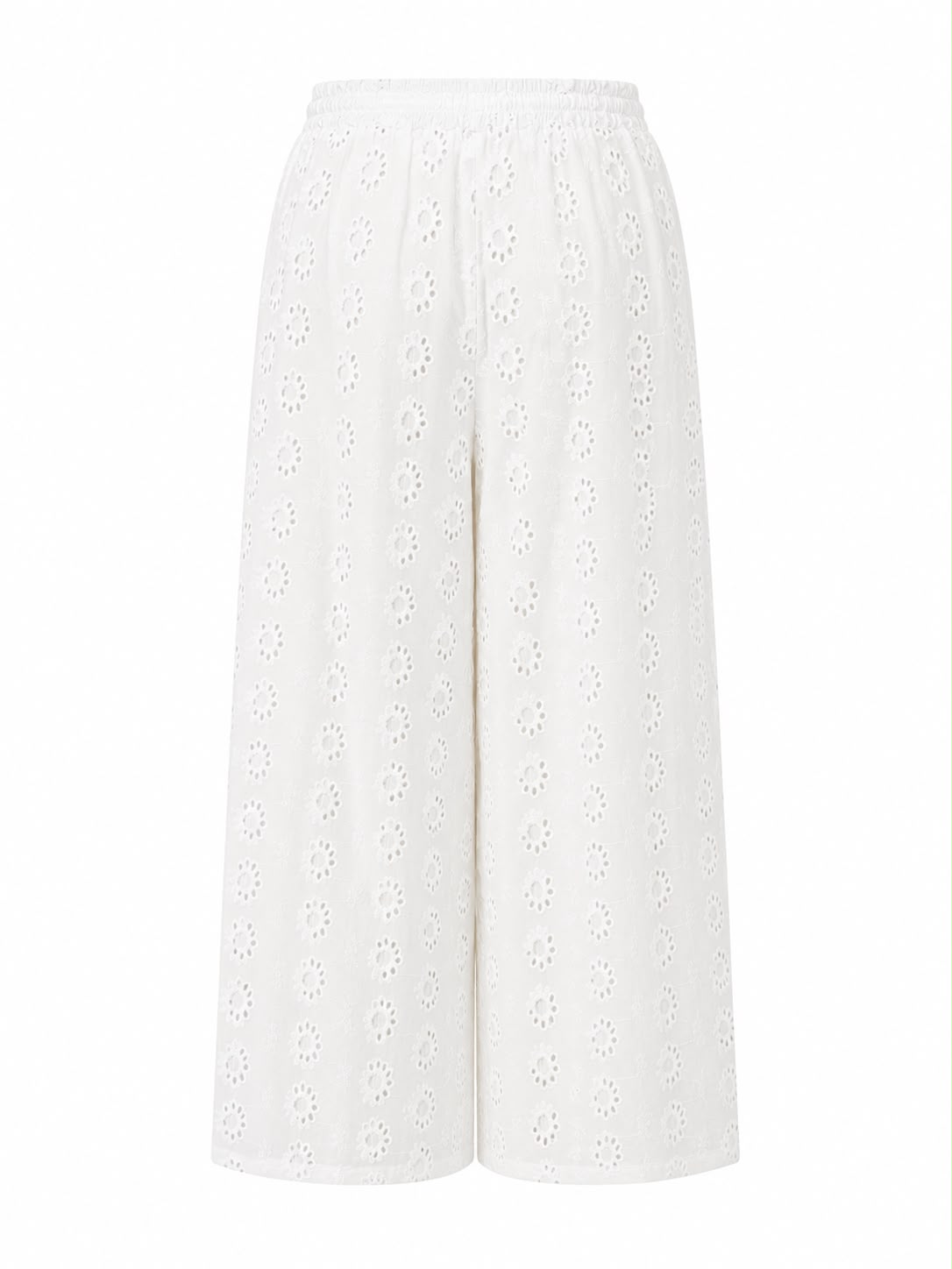 Pantalone pizzo san gallo - BIANCO