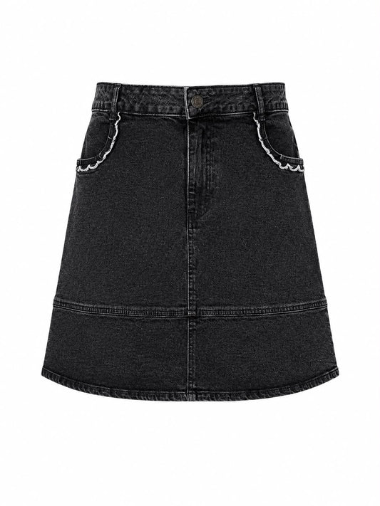 Gonna Jeans - NERO